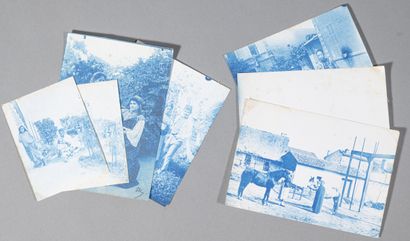 Amateur français, circa 1890
Types algériens...