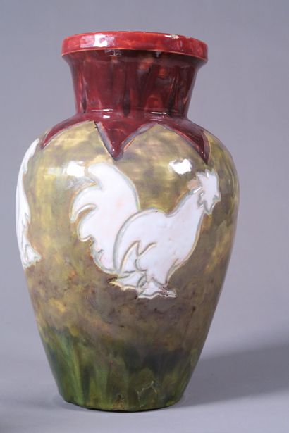 VALLAURIS
Vase à épaulement en céramique...