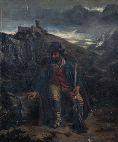École FRANCAISE du XIXème siècle
Le brigand...
