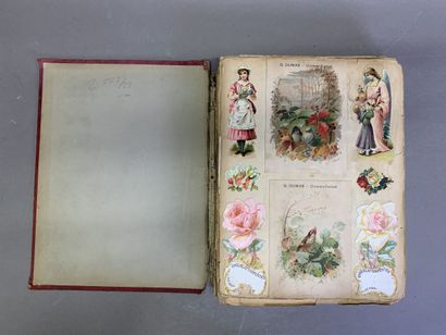 Album de cartes publicitaires parmi lesquels:...