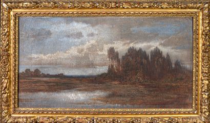 Henry de JUSSIEU (1828-?)
Arbres près d'une...