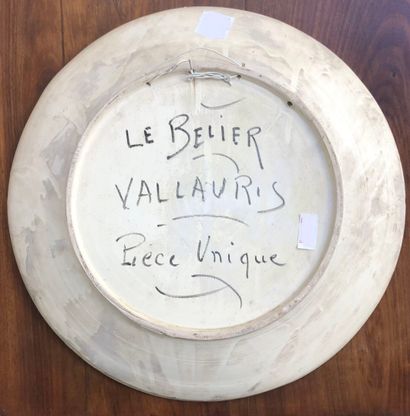 Atelier LE BELIER - Vallauris
Important plat...