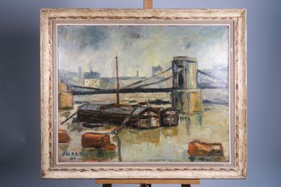 Jean MARTIN (1911-1996)
La passerelle Mazaryk...