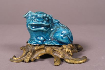 CHINE
Chien de Fo
Sujet en porcelaine émaillée...