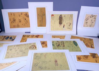D'après Eugène DELACROIX (1798-1863) - Éditions...