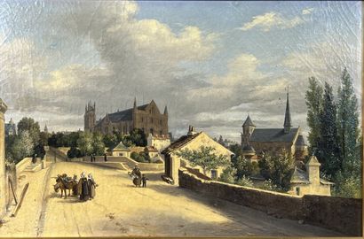 G. MAISON
Vue sur la cathédrale
Huile sur...