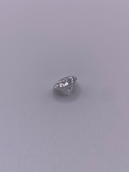 Diamant taille brillant non monté, sur papier,...