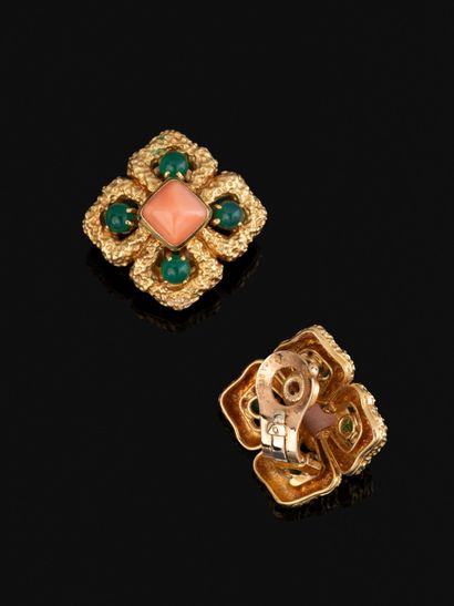 VAN CLEEF & ARPELS
Paire de clips d'oreilles...