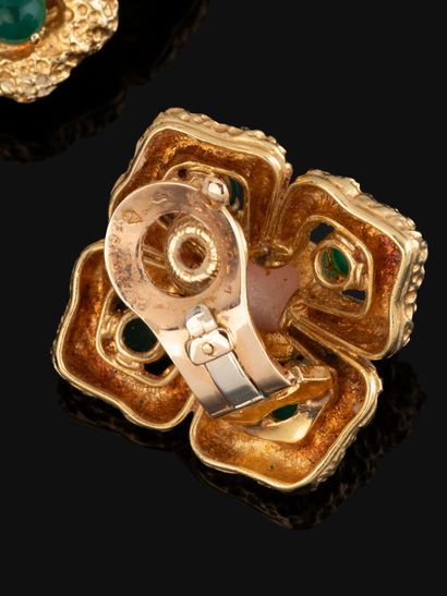 VAN CLEEF & ARPELS
Paire de clips d'oreilles...