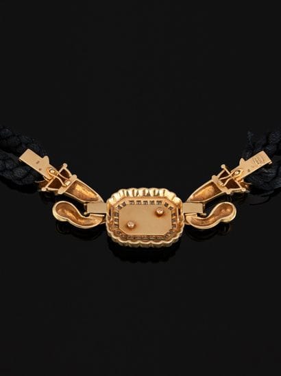 CHAUMET
Motif central de collier articulé...