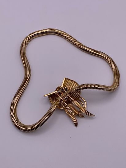 Collier à transformation en or jaune 18K...