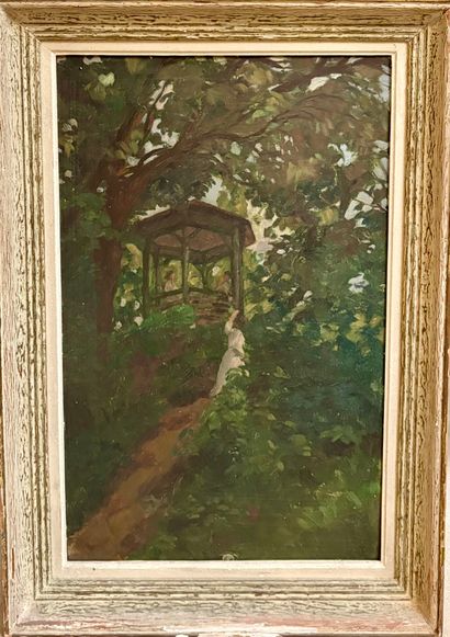 Károly FERENCZY (Vienna 1862 - Budapest 1917)
Garden...