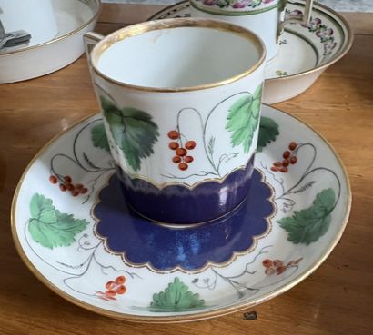 VIENNE
Neuf tasses « litron » et leurs sous-tasses...