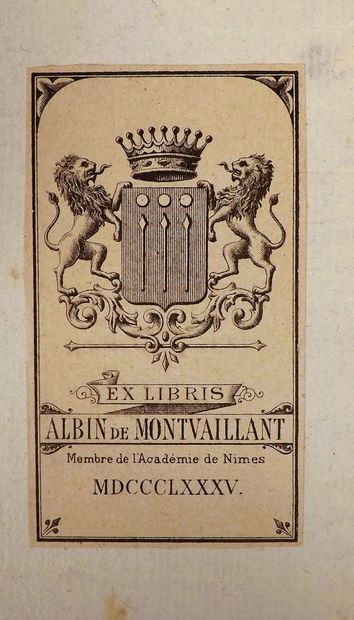 [DUPONT DE NEMOURS]. MÉMOIRES SUR LA VIE...