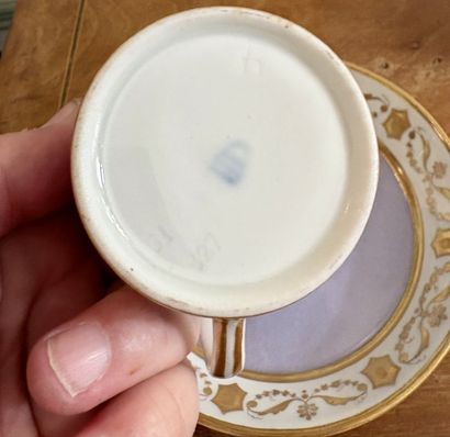 VIENNE
Cinq tasses et leurs sous tasse en...