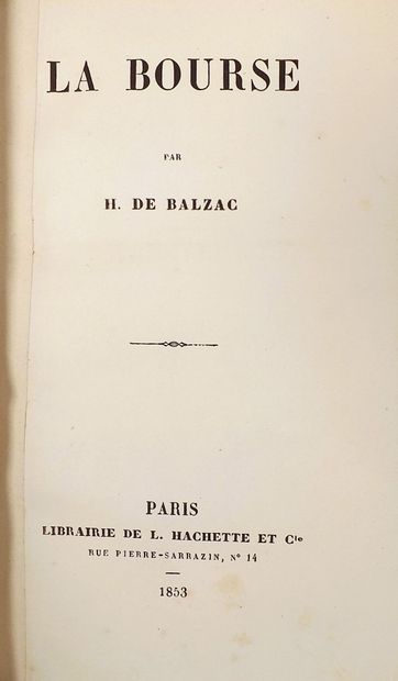 BALZAC (H. de). CODE DES GENS HONNÊTES. Paris,...