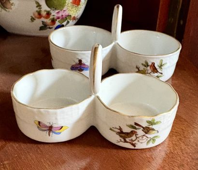 HONGRIE, Herend
Ensemble en porcelaine à...
