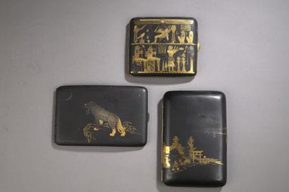 JAPON, ères Meiji (1868-1912) et Taishô (1912-1926)
Trois...