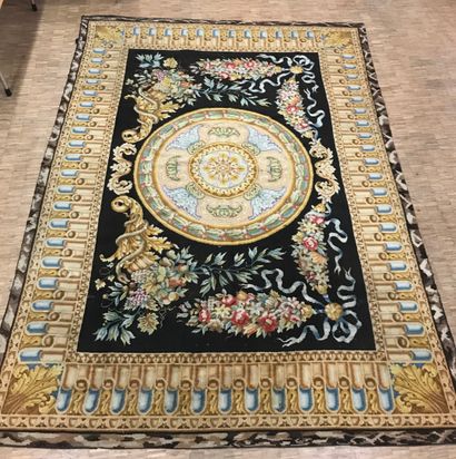 Tapis au point de la Savonnerie, velours...