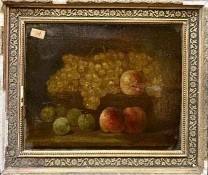 École FRANÇAISE du XIXe siècle
Nature morte...