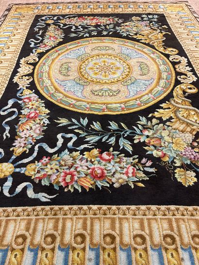 Tapis au point de la Savonnerie, velours...