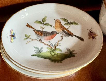 HONGRIE, Herend
Ensemble en porcelaine à...
