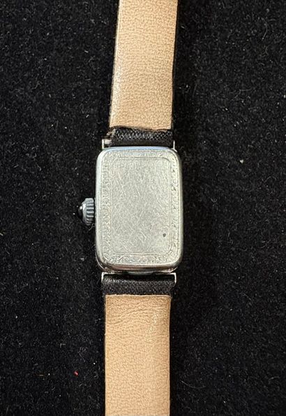Ladies' bracelet watch in 18K (750‰) white...