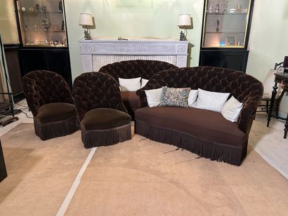 Mobilier de salon comprenant une paire de...