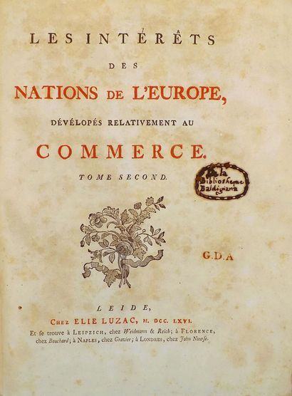 [ACCARIAS de SÉRIONNE (Jacques)]. LES INTERETS...
