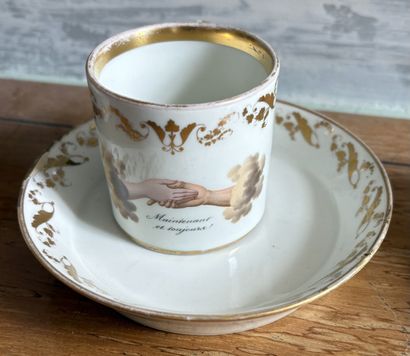 VIENNE
Sept tasses « litron » et leur sous...