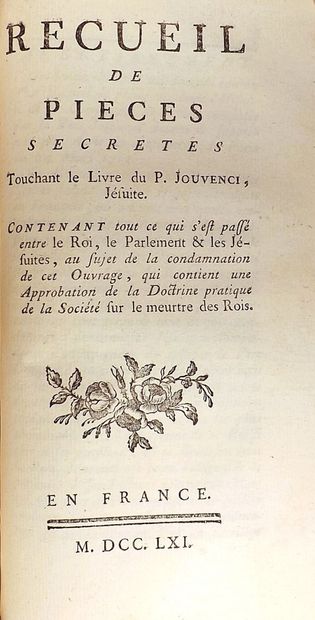 (Anonyme). LES JÉSUITES MARCHANDS, USURIERS,...