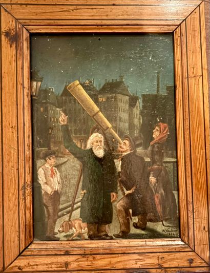 École NAIVE de la fin du XIXe siècle
Le télescope...