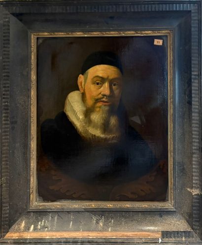 Dans le gout de REMBRANDT
Portrait d'homme...
