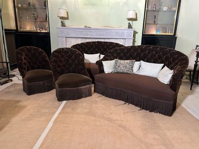 Mobilier de salon comprenant une paire de...