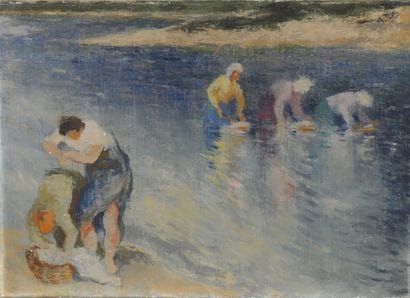 István Szőnyi (Ujpest 1894 - Zebegény 1960)
Washerwomen...
