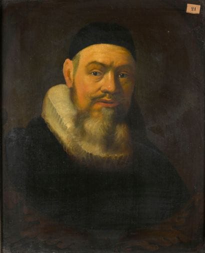 Dans le gout de REMBRANDT
Portrait d'homme...