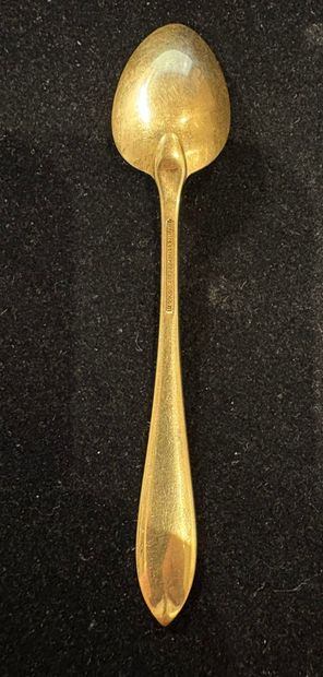 TIFFANY & Co 
Mocha spoon in 18K (750‰) yellow...
