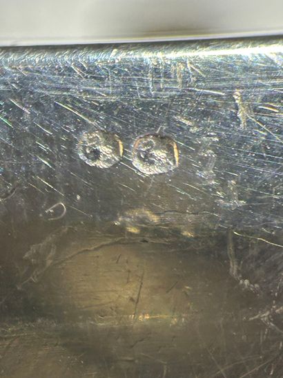 Silver cigarette case (800‰) decorated with...