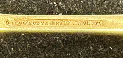 TIFFANY & Co 
Mocha spoon in 18K (750‰) yellow...