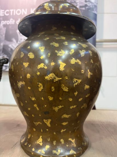 CHINE, XVIIe/XVIIIe siècle
Paire de vases...