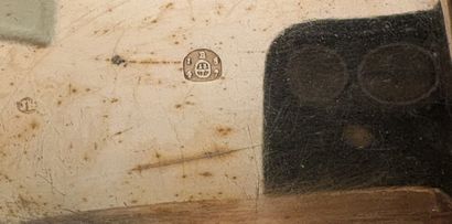 Trois tabatières en argent (800‰) :
- Deux,...