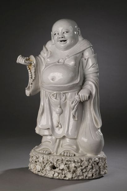 CHINE, République 
Statuette en porcelaine...