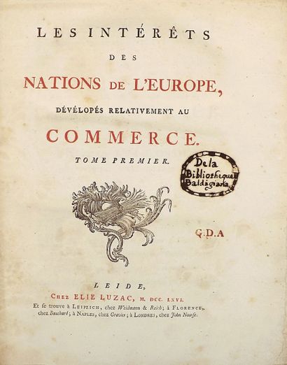 [ACCARIAS de SÉRIONNE (Jacques)]. LES INTERETS...