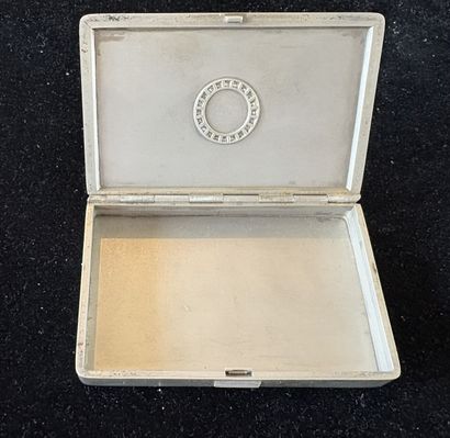 Cigarette case in platinum (850/oo), rectangular...