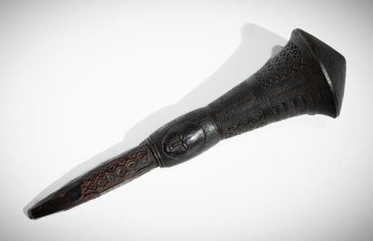 BAOULÉ, CÔTE D'IVOIRE
Manche de chasse mouche...