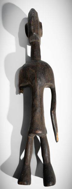 BAMBARA, MALI.
Statuette féminine en bois...