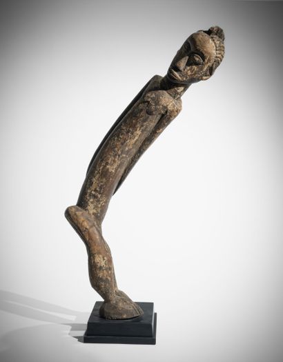 # LOBI, BURKINA FASO
Statue Batéba masculine...