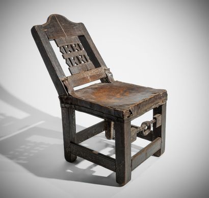 # ASHANTI, GHANA
Chaise Asipim de dignitaire...