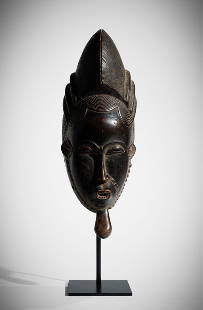 ¤ BAOULÉ, CÔTE D'IVOIRE
Masque portrait Ndoma...