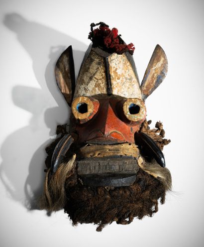 GUÉRÉ, WÉ, CÔTE D'IVOIRE
Masque de guerrier...